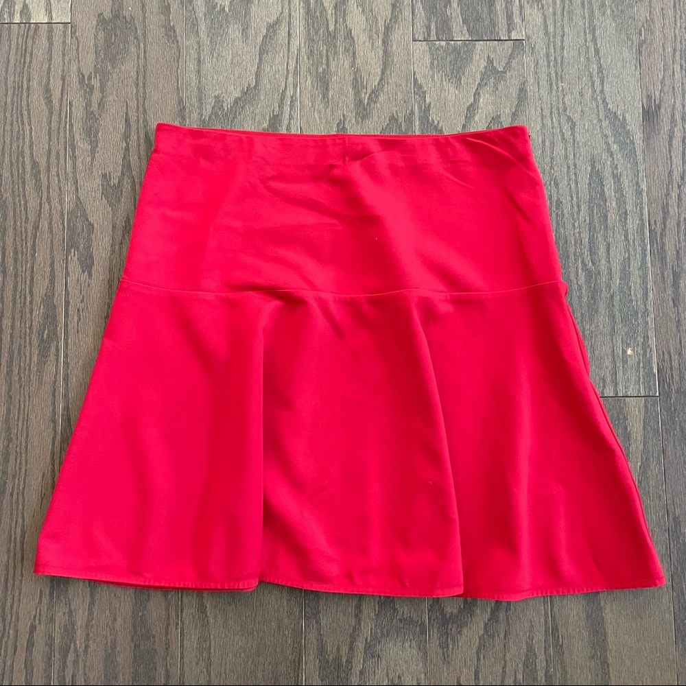 Max Mara Weekend Red Flare Skater Skirt
